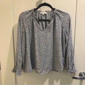 Madewell Silk Floral Top